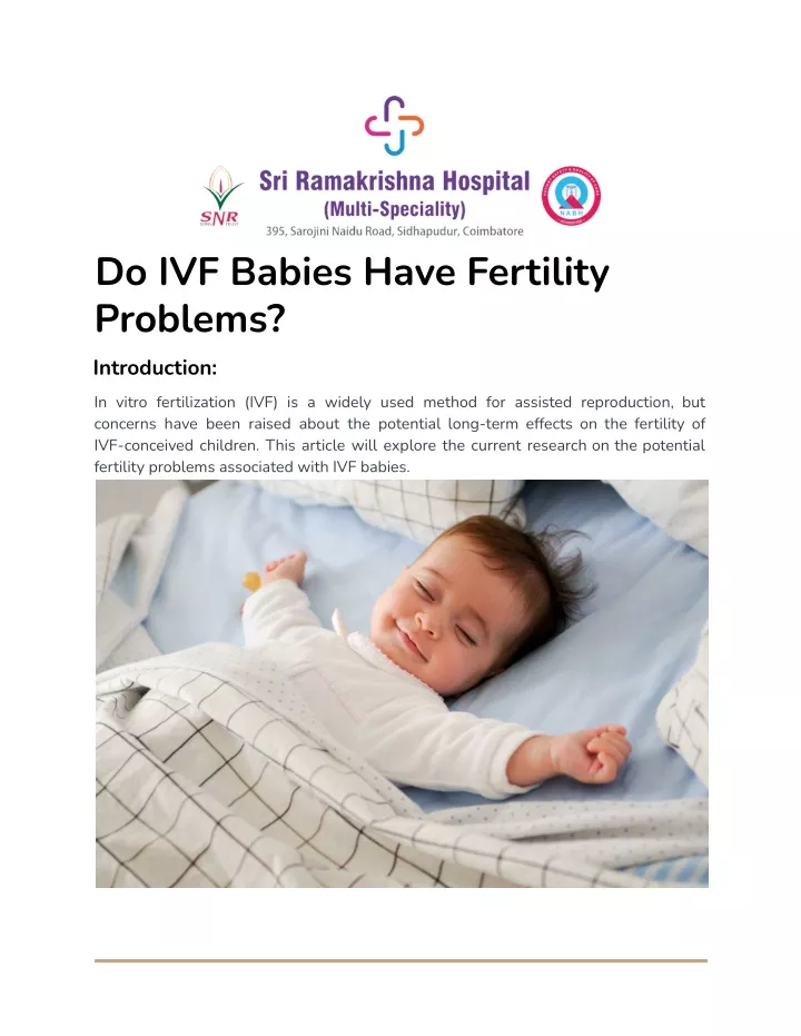 You are currently viewing Do IVF Babies Have Fertility Problems? The Truth Behind the Test-Tube Miracle